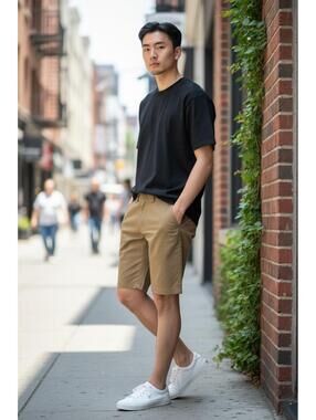 NWT Vans Khaki Casual Shorts Size 28